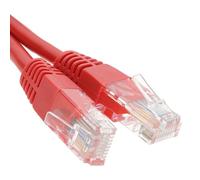 Red Network Ethernet RJ45 Cat5E-CCA UTP PATCH 26AWG Cable 25cm 0.25m