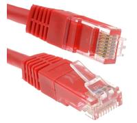 Red Network Ethernet RJ45 Cat-5E UTP PATCH LAN COPPER Cable 1m