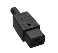 kenable Rewireable C19 IEC 16A 250V Screw Terminal Power Cable Connector