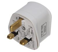 kenable Rewireable Surge Protected 3 Pin UK Mains Plug with 13A Fuse White | BS1363 Certified with LED Indicator for Audio Video Computer Equipment | Easy Wire Design