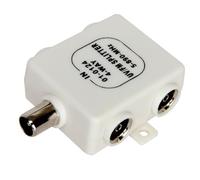 Kenable RF Splitter Freeview TV 4 Way UV FM VHF Aerial 1 Input to 4 Output TVs