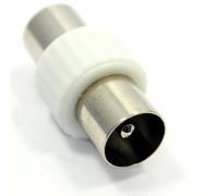 kenable RF TV Aerial Coaxial Male To Male Joiner Coupler Adapter Plug