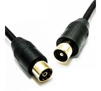 kenable RF TV Aerial Freeview Extension Cable Male to Female Coax Cable 1.5m [1.5 metres]