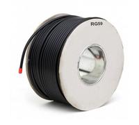 Kenable Rg59U Coaxial Aluminium Braid Coaxial Cable Reel 100M Lead Black