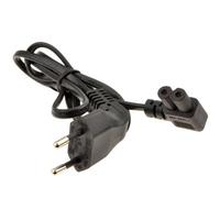 Kenable Right Angle 2 Pin Euro Plug To Angled C7 Plug Power Cable Lead 1M