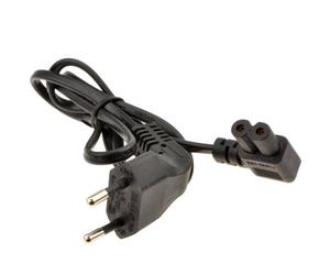 Kenable Right Angle 2 Pin Euro Plug To Angled C7 Plug Power Cable Lead 1M