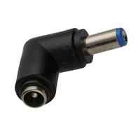 kenable Right Angle DC Power Adapter 5.5mm x 2.1mm Female to Male Plug for CCTV Cameras Security Systems Black 90 Degree Connector