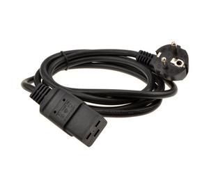 Kenable Right Angle European Schuko Plug To 16A C19 Iec Plug Power Cable 1.8M
