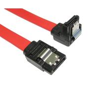 kenable Right Angle to Straight SATA Cable with Locking Clip Data Lead for HDD SSD Hard Drive 45cm