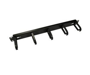 Kenable Ringed Cable Management Bar 1U With 5 Rings Data Cabinet 19 Inch Rack