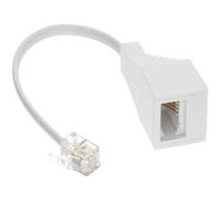 kenable RJ11 4 Wire to BT Telephone Female Socket for Wireless Router/Virgin Hub to UK Adapter 10cm Router Phone socket to BT Socket Convertor