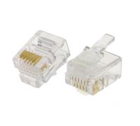 Kenable Rj12 6P6C 6 Position 6 Conductor Modular Plugs Ends Crimps (10 Pack)