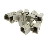 Kenable Rj45 Boots For Cat6 Ethernet Networking Cables 6mm Entry - Grey (10 Pack)