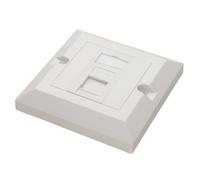 Kenable Rj45 Face Plate Wall Sockets Cat5E Single 1 Port With Euro Module Jacks