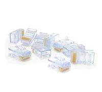 kenable RJ50 Crimp End 10P10C 10 Pin Plug for Solid/Stranded Cable [10 Pack]