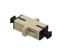 kenable SC MM Simplex Fibre Optic Patch Panel Mount Gland Coupler Multi Mode SX Beige