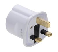 Kenable Schuko Euro Plug Socket To 13A 3 Pin Uk Plug Adapter Fused White