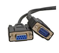 kenable Serial RS232 Extension Cable DB9M to F 9 pin Male to Female 1m Black