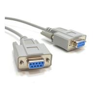 kenable Serial RS232 Null Modem Cable DB9F to F 10m