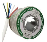 Kenable Sfx 6 Core Alarm Security Cable Tinned Copper Stranded Lszh Reel 100M White