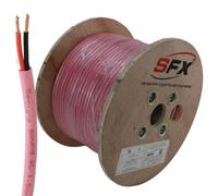 Kenable Sfx Pro 2 Core 30 Strand X 0.25mm 16Awg 300V Lszh Copper Speaker Cable 100M Pink