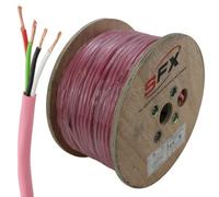 Kenable Sfx Pro 4 Core 30 Strand X 0.25mm 16Awg 300V Lszh Copper Speaker Cable 100M Pink