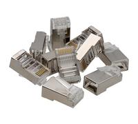 kenable Shielded Cat5E STP FTP RJ45 LAN Crimps Ends Connectors [10 Pack]