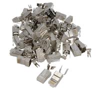 Shielded Two Piece STP Cat6/6A/Cat7 RJ45 LAN Crimps Ends Connectors [50 Pack]