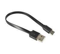 kenable Short Flat USB Type C Sync & Charge Mobile Phone/Laptop/Macbook Cable 0.2m [0.2 metres]