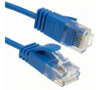 Kenable Slim Cat6 Full Copper Rj45 Ethernet Network Patch Cable 0.5M Blue