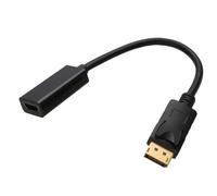 Kenable Slimline Displayport V1.4 Plug To Hdmi Socket 4K 60Hz Converter Adapter Cable