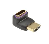 kenable Slimline HDMI Male to Female Right Angled Adapter 270 Degrees Gold