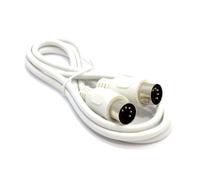Kenable Soundlab Midi 4 Core Screened 5 Pin Din To 5 Pin Din Lead 1.2M White