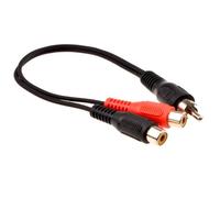 Kenable Soundlab Rca Phono Male To 2 X Rca Female Phono Cable Lead 25Cm