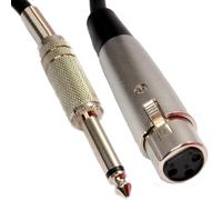kenable SoundLAB XLR Female To 6.35mm 1/4 inch Jack Plug Male Cable Lead 6m