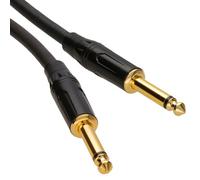 Kenable Stage Ready Studio Guitar Lead Instrument Cable 6.35mm 1 4 Inch Jack Plug 1M Gold