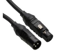 Kenable Stage Ready Xlr 3Pin Microphone Lead Male To Female Mic Studio Cable Black 3M