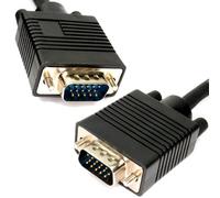 kenable SVGA PC Monitor Cable 15 Pin Male to Male VGA Lead 5m Black [5 metres]