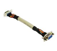 kenable SVGA VGA 15 Pin Monitor Female Panel Mount Faceplate Stub 0.15m 15cm [0.15 metres]