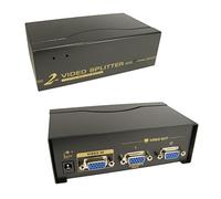 kenable SVGA VGA 2 Port Splitter From 1 PC/Device to 2 Monitors/Display 450MHz [2 way]