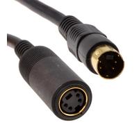 Kenable Svhs (S-Video) Plug To Socket Extension Cable Gold 5M