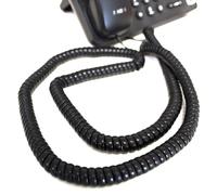 kenable Telephone Handset Coiled Cable RJ10 to RJ10 Replacement Curly Cord for Desk Phones Black 6m