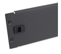 kenable Toolless Blanking Plate 2U 19 Inch Rack Mount Cabinet Panel Steel Quick-Fit No Screws Required Black