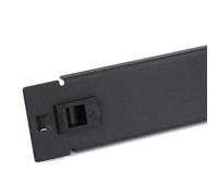 kenable Toolless Quick-Fit Blanking Plate 1U 19 inch Rack Mount Steel Data Cabinet Panel Black