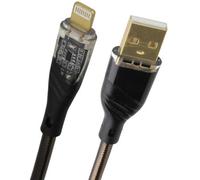 Kenable Transparent Usb A To 8 Pin Plug Mobile Phone Fast Charger Cable 22Awg Lead 1M