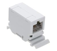 Kenable Tuk Cat6A Shielded Through Coupler For Din Rail Mount Compact Inline Connector