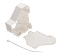 Kenable Tuk Din Rail Keystone Module Holder Adapter Bracket With Side Cover Unshielded White