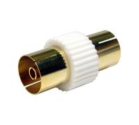 kenable TV Freeview RF Aerial Cable Joiner Female to Female Coupler GOLD