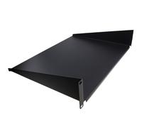 kenable [Twin Pack] Fixed Cantilever Shelf 2U 350mm Deep Black 19 inch Data Cabinet Rack
