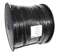 Twin RG6U Coaxial Satellite Freeview Virgin Cable 100m Reel Black